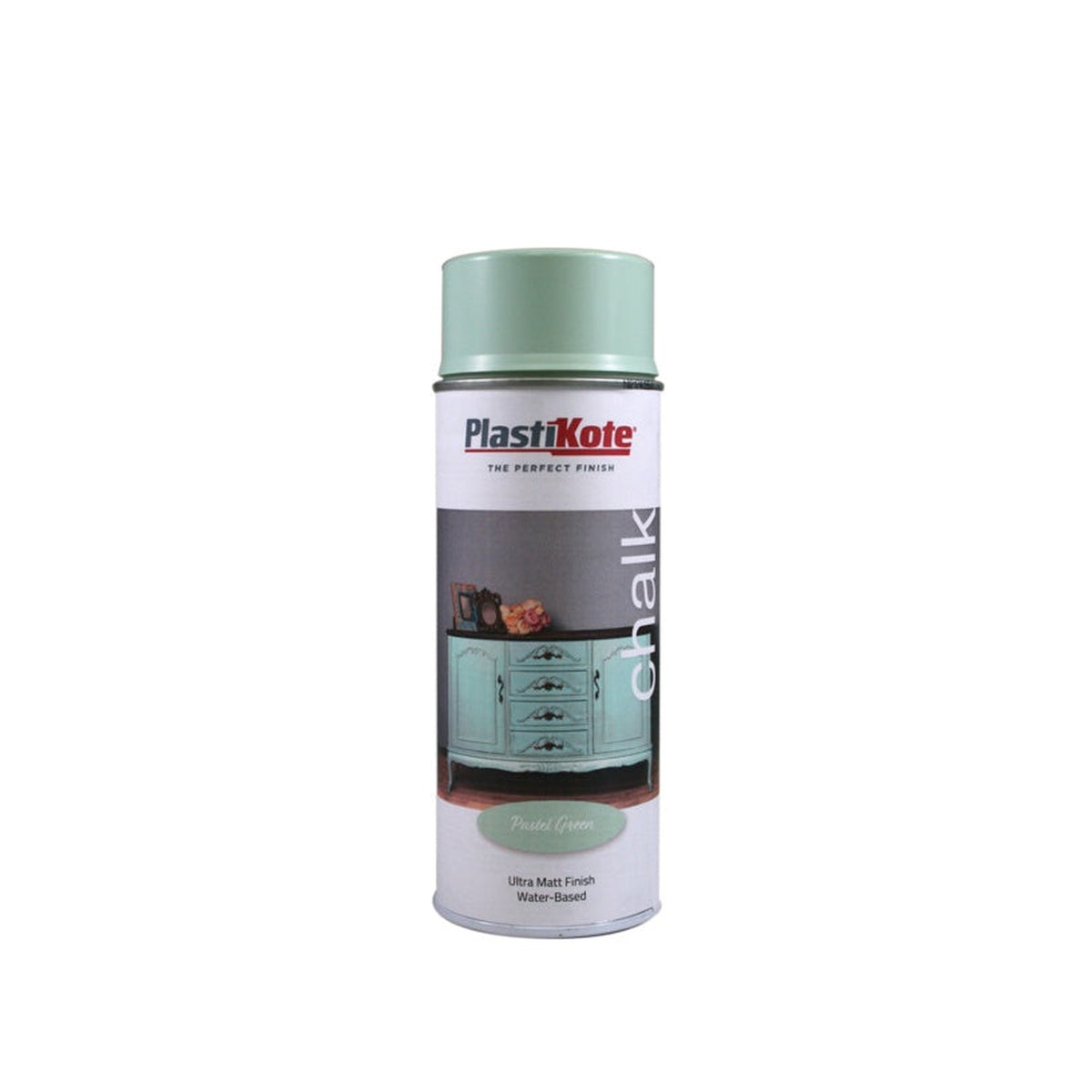 PlastiKote Chalk Spray Paint 400ml in Pastel Green