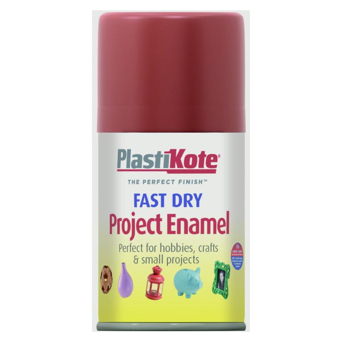PlastiKote Fast Dry Enamel aerosol 100ml in Insignia Red
