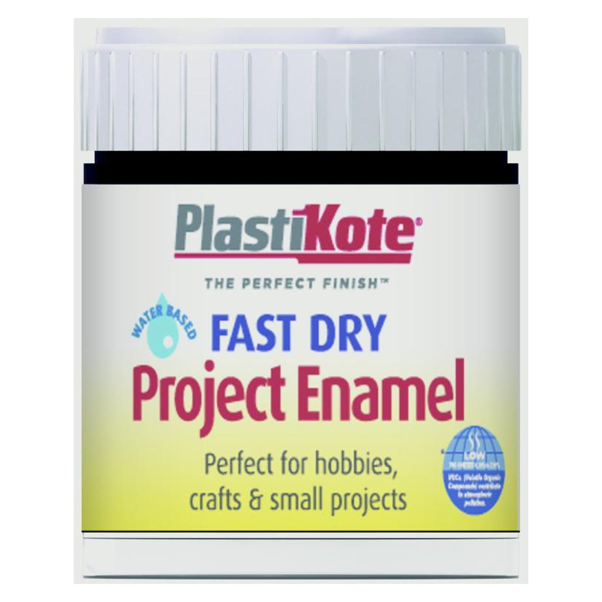 PlastiKote Fast Dry Enamel brush on paint in Black Gloss 59ml