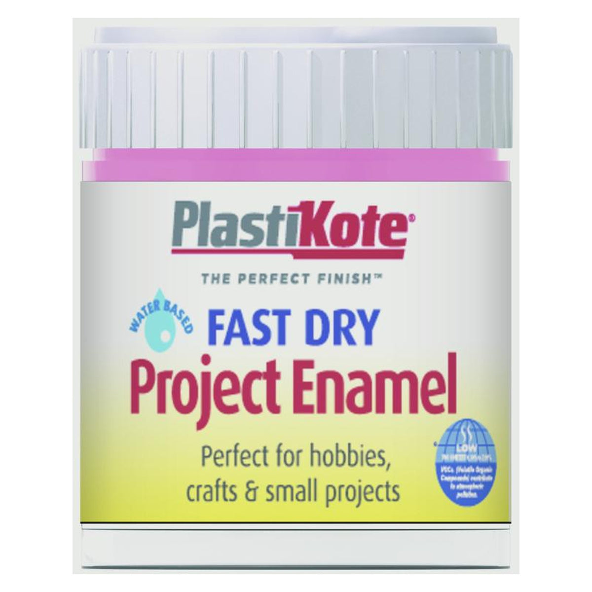 PlastiKote Fast Dry Enamel Brush On Hot Pink 59ml