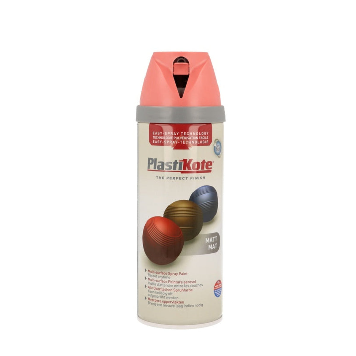 PlastiKote Twist and Spray Dusty Coral matt 400ml can