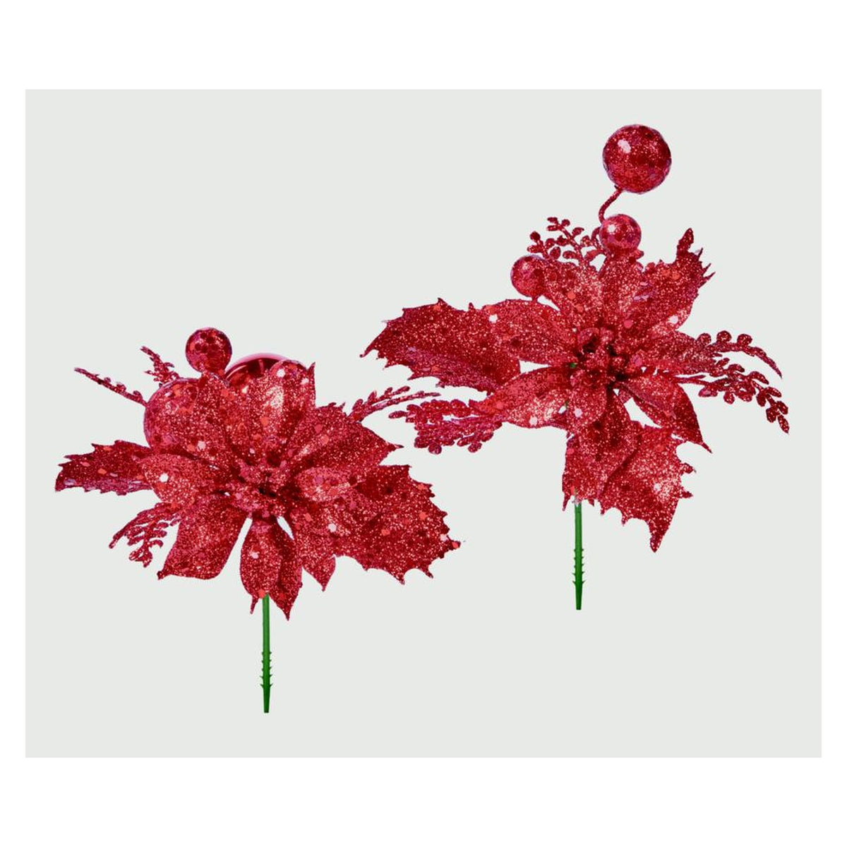 Poinsettia Pick - Red