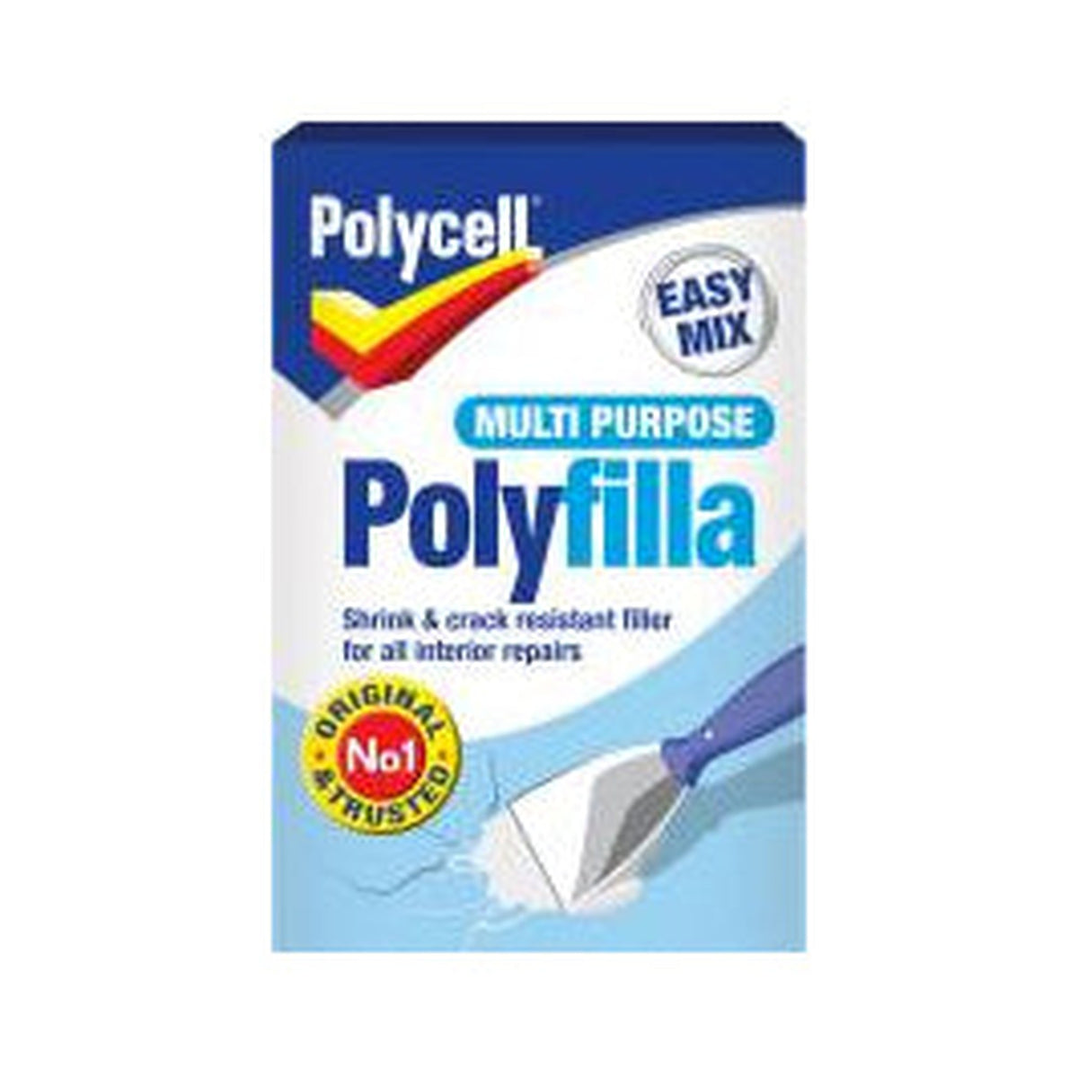 Polycell Polyfilla Multi Purpose White Powder Filler 900g box