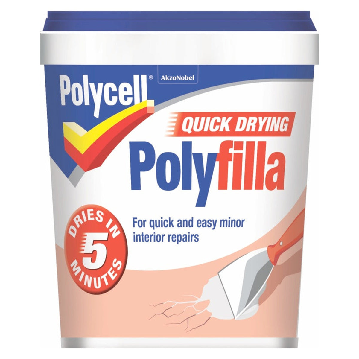 Polycell Quick Drying Polyfilla 1kg