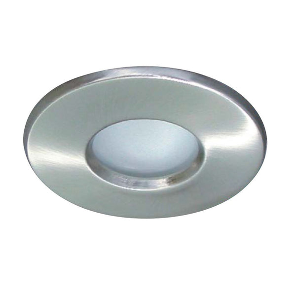 Powermaster slim brushed chrome GU10 downlighter