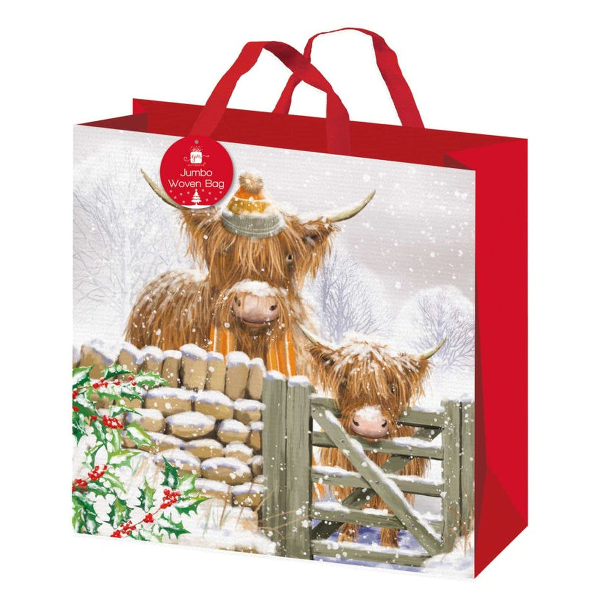 PP Woven Bag - Highland Cow