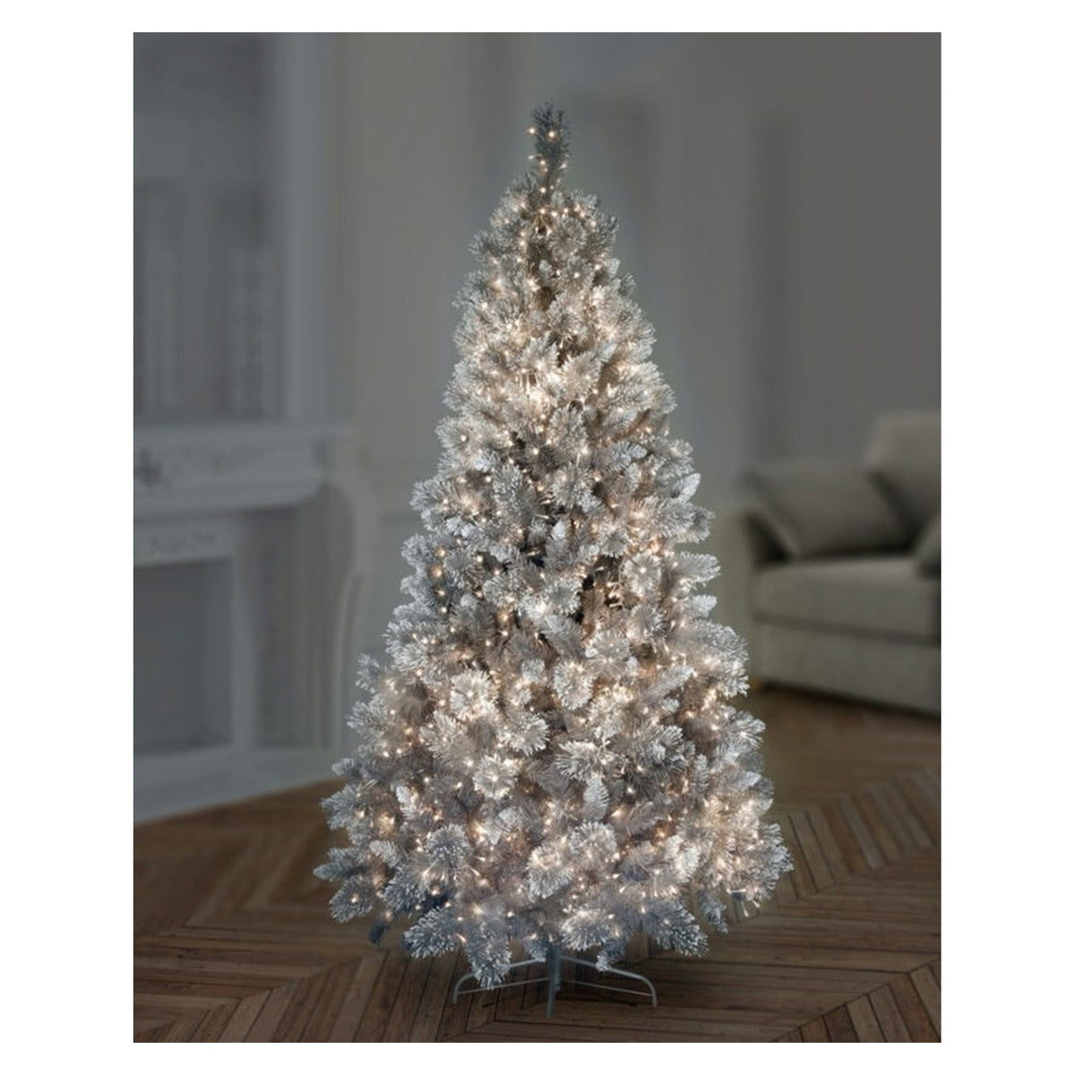 Premier 1000 LED Treebrights warm white on clear cable, view 2