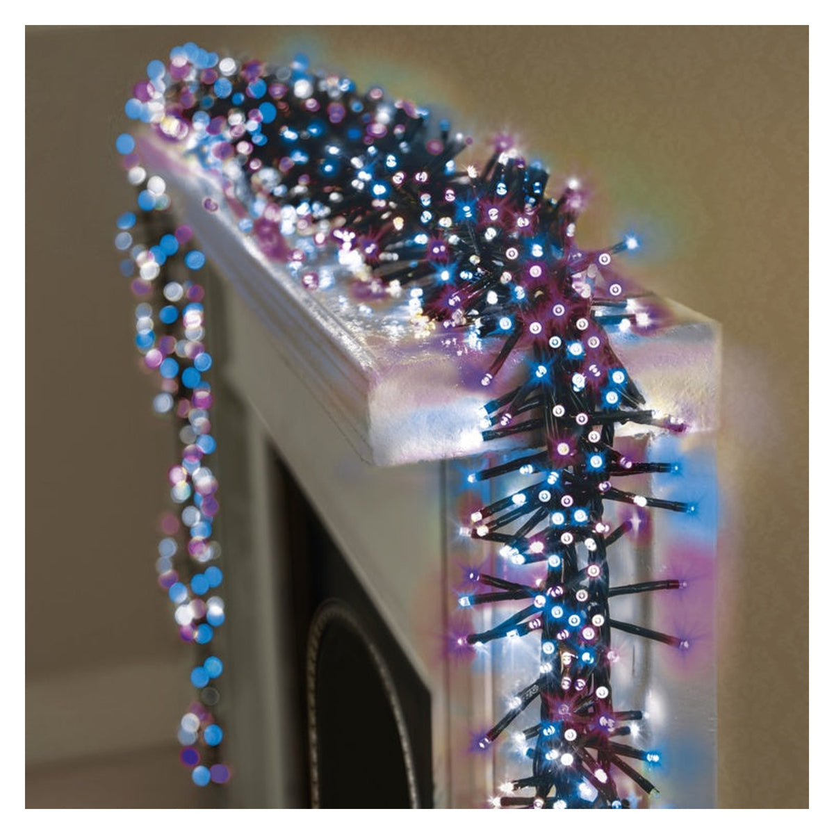 Premier multi action 1440 LED cluster brights with green cable, view 2