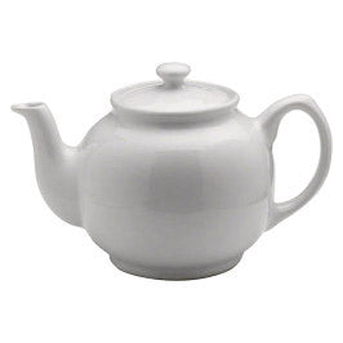 Price & Kensington 10 cup white gloss stoneware teapot