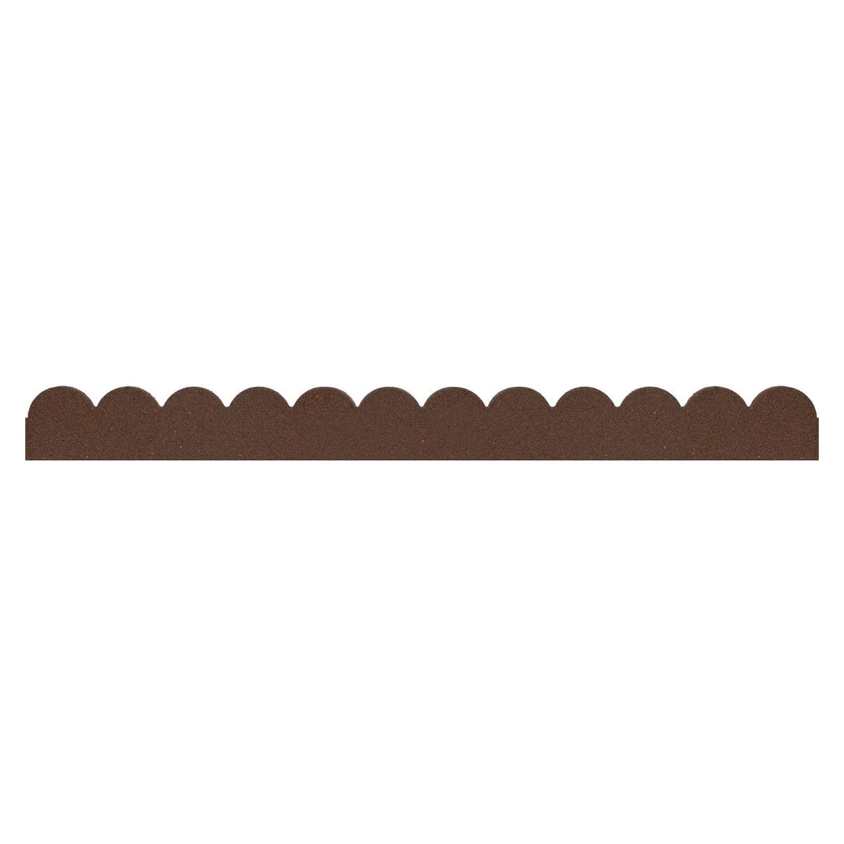 Primeur Flexi Curve scallop border in Earth, 120cm