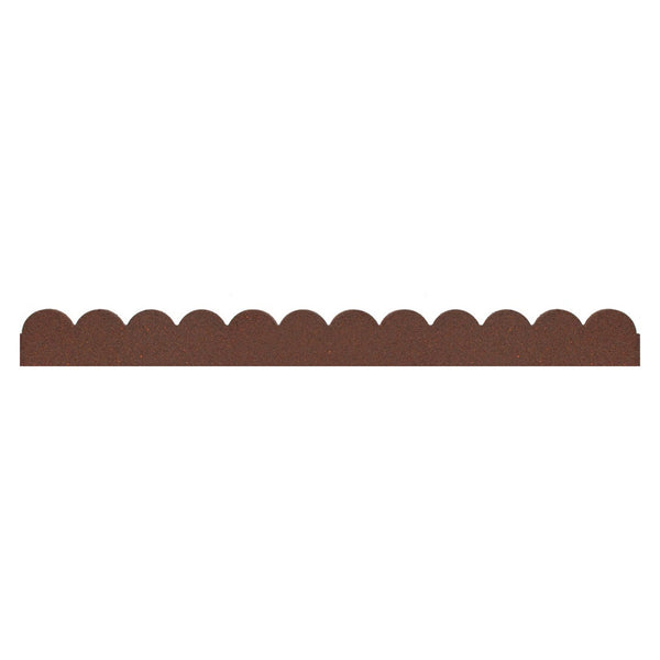 Primeur Flexi Curve scallop border in terracotta