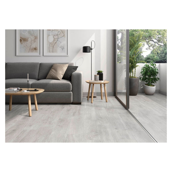 Prissmacer Galia Blanco wood effect porcelain tile 20 x 75cm