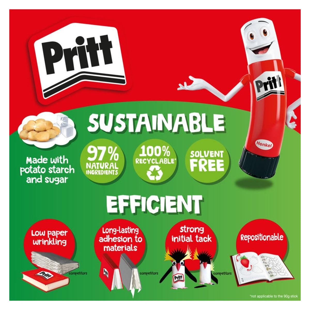 Pritt glue stick 11g on card, view 5