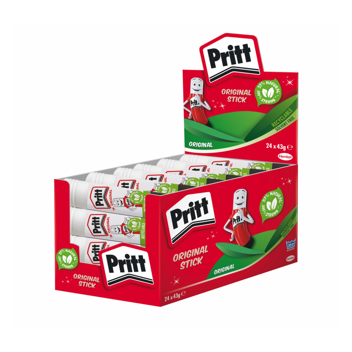 Pritt Original glue stick 43g - Display Box of 24