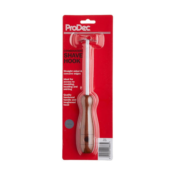 ProDec combination shavehook with rosewood handle