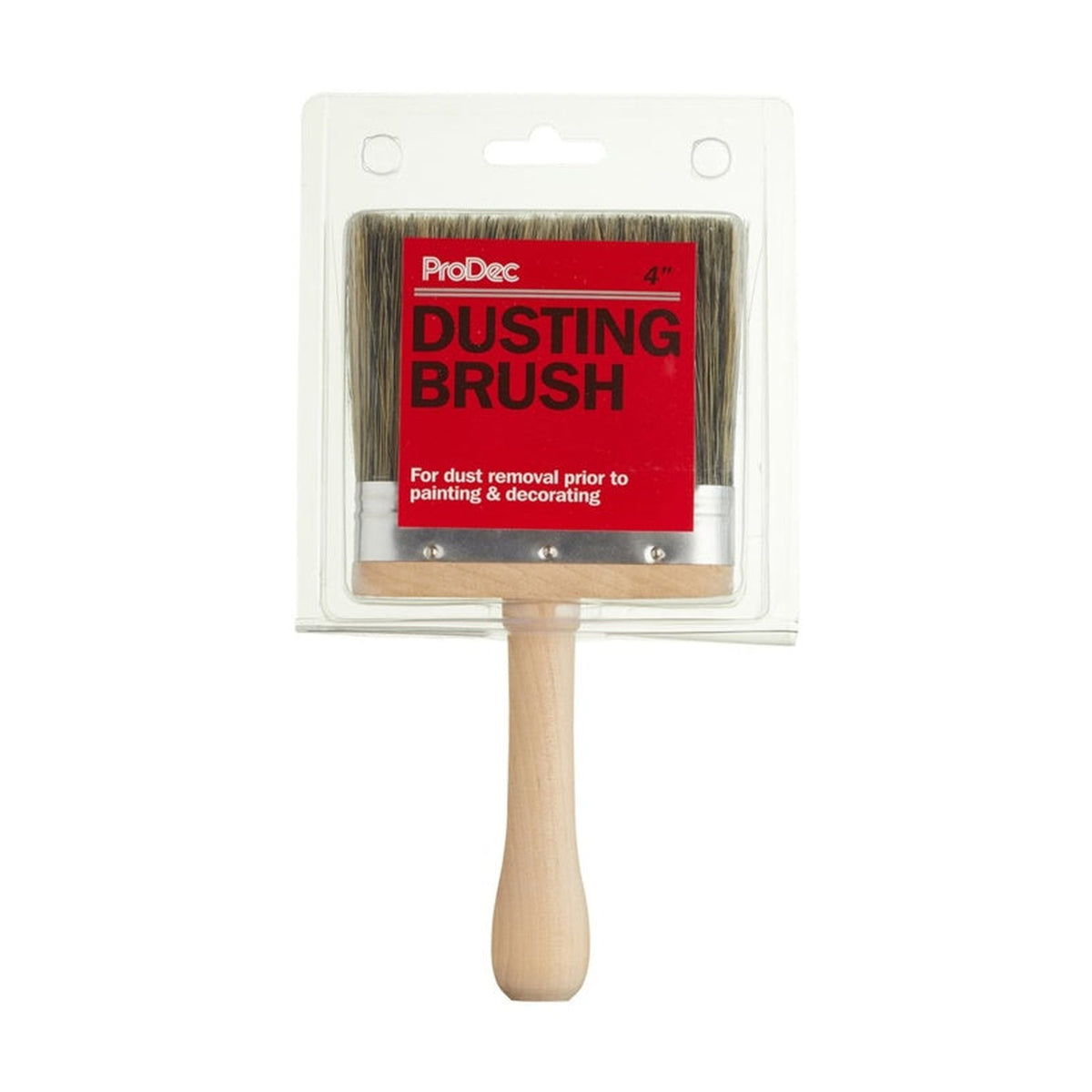 ProDec 4 inch grey bristle dusting brush
