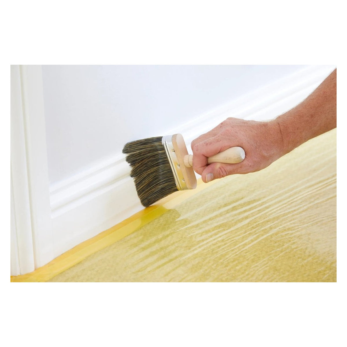 ProDec 4 inch grey bristle dusting brush, view 2