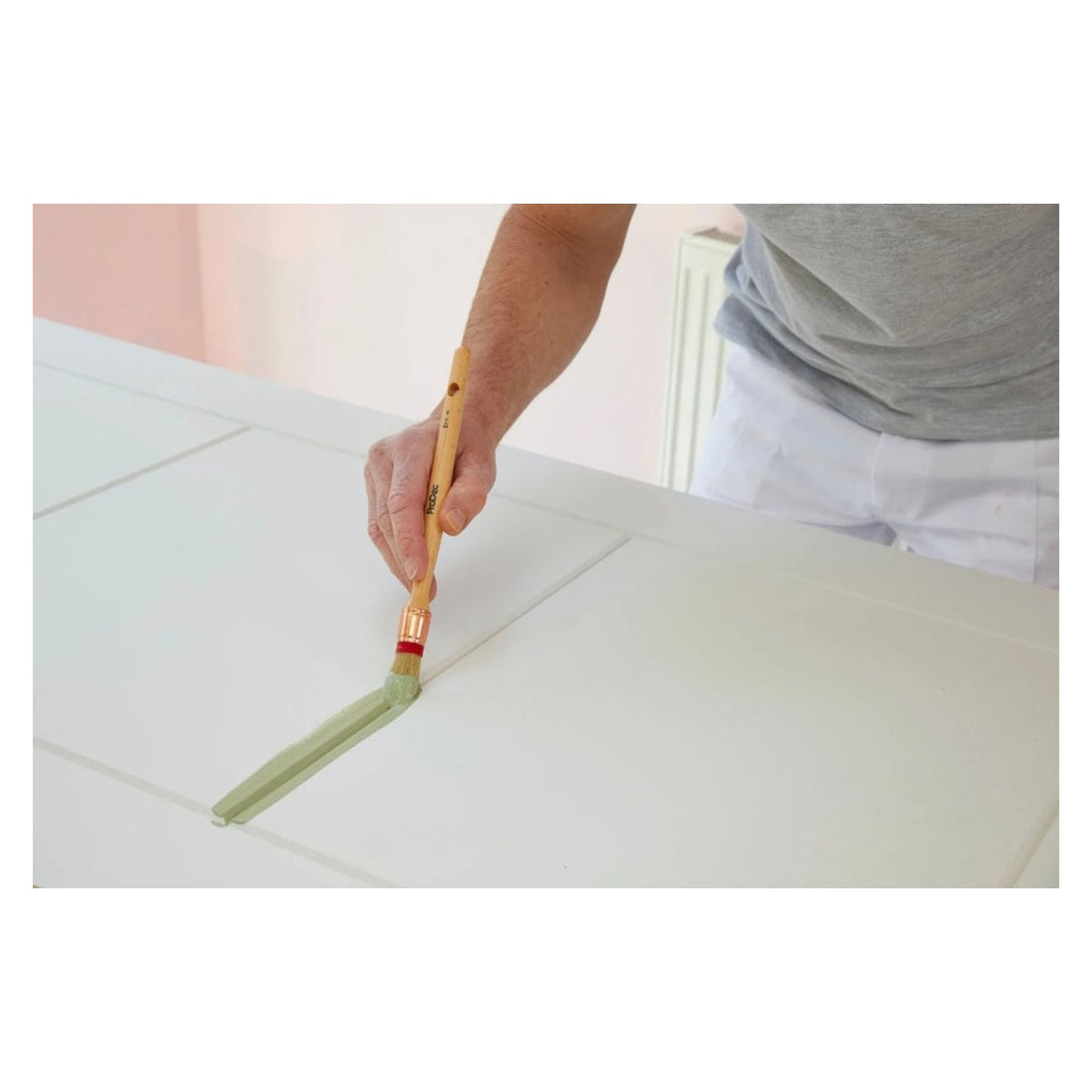 ProDec Windsor 21mm pure bristle sash brush, view 2