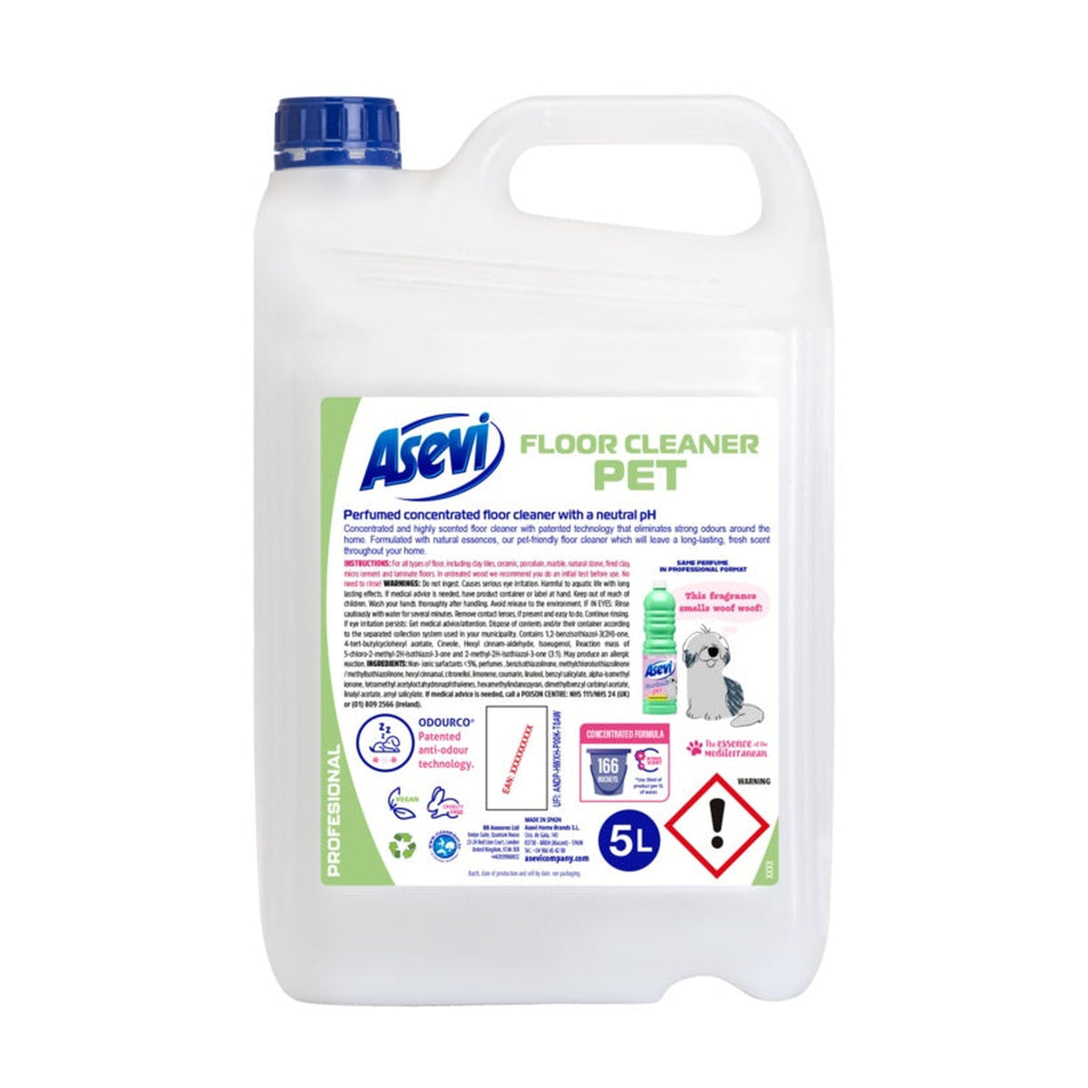 Professional Pet Floor Cleaner - 5L