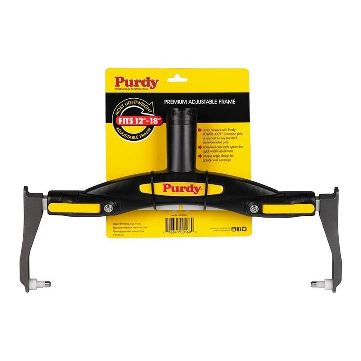 Purdy adjustable 18 inch paint roller frame