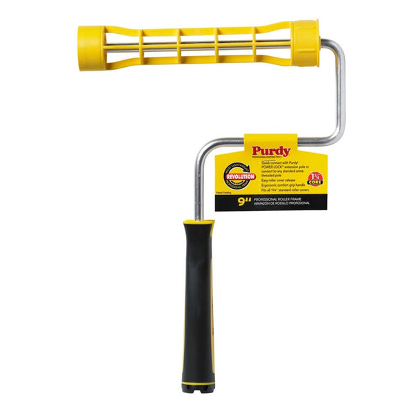 Purdy Revolution 9 inch roller frame with 1.75 inch core