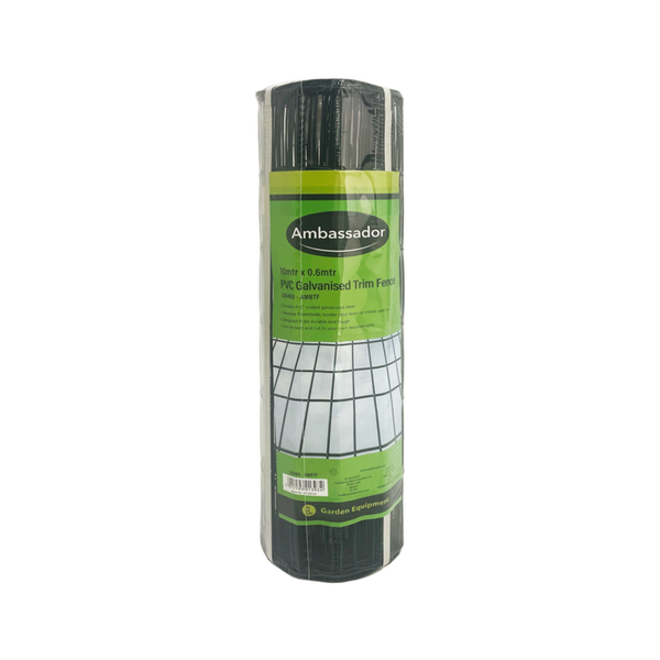 PVC Galvanised Trim Fence - 10m x 0.6m