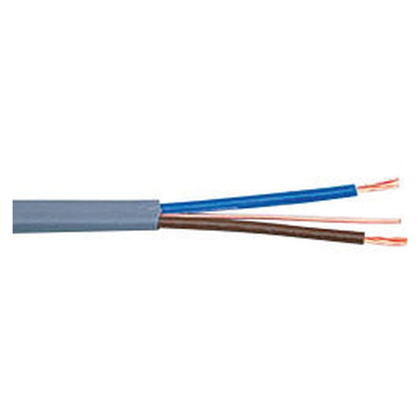 PX BASEC 2 core grey cable, 1mm, 50m