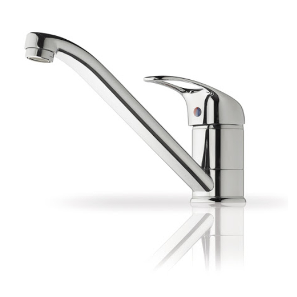 Pyramis Vera single bowl stainless steel sink and tap