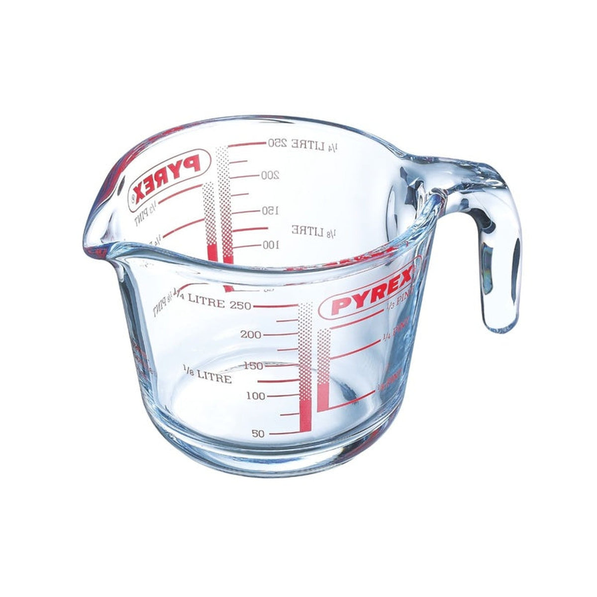Pyrex Classic 0.25L glass measuring jug, view 2