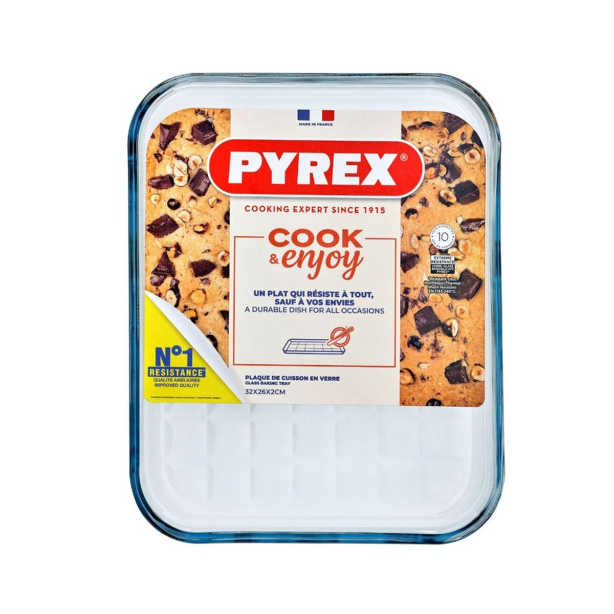 Pyrex Cook & Enjoy glass baking tray 32 x 26cm