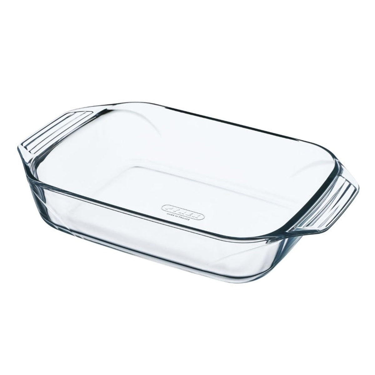 Pyrex 35 x 23cm rectangular glass roaster, view 2