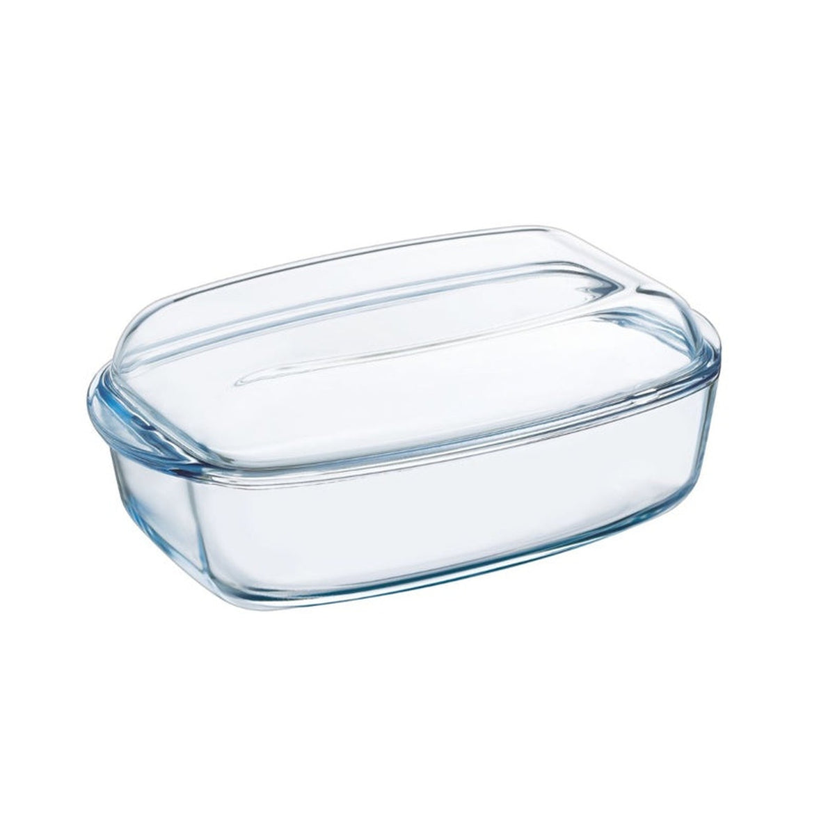 Pyrex Slow Cook rectangular 6.7L casserole dish with lid, view 2