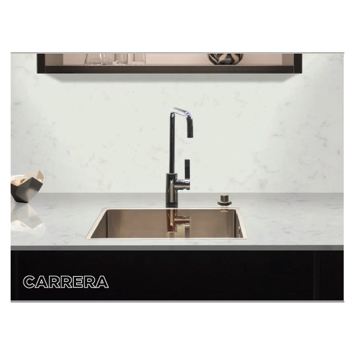 Carrara quartz worktop slab 3.2 x 1.6m x 30mm
