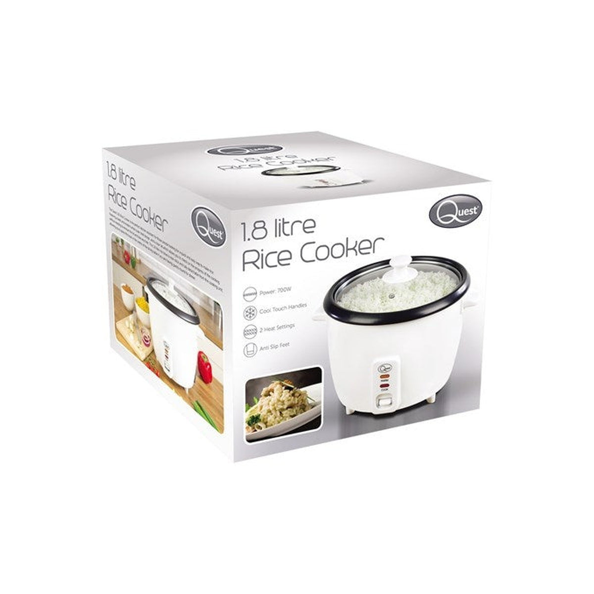 Quest 1.8L rice cooker, view 3
