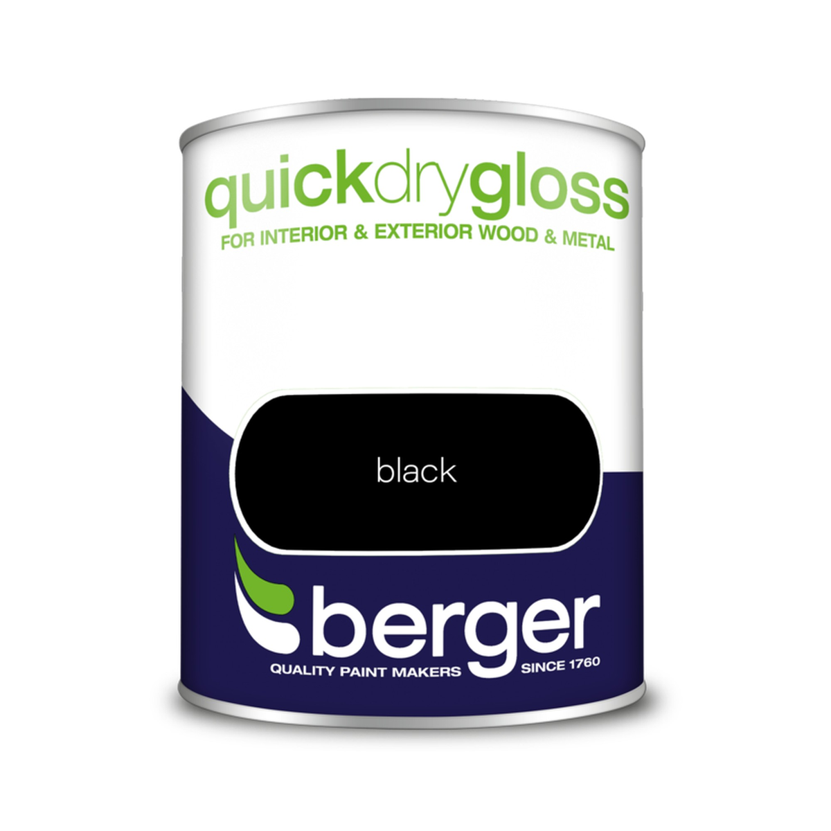 Quick Dry Gloss 750ml - Black, view 2