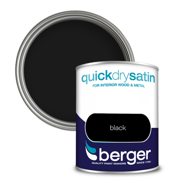 Quick Dry Satin 750ml - Black
