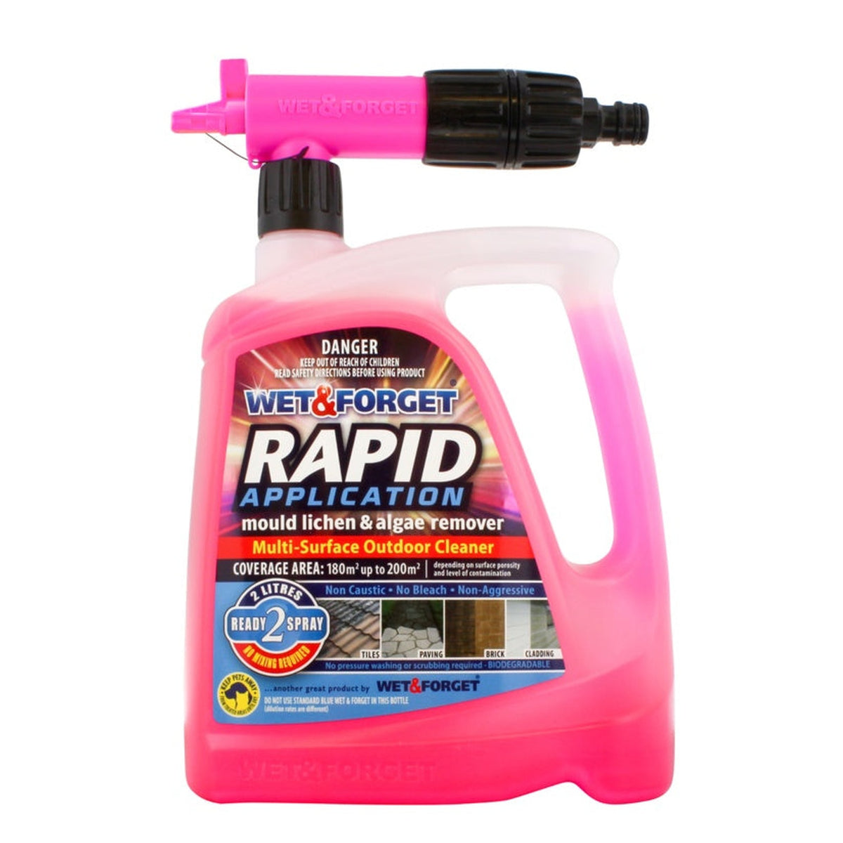 Rapid Application Mould Lichen Algae Remover - 2L
