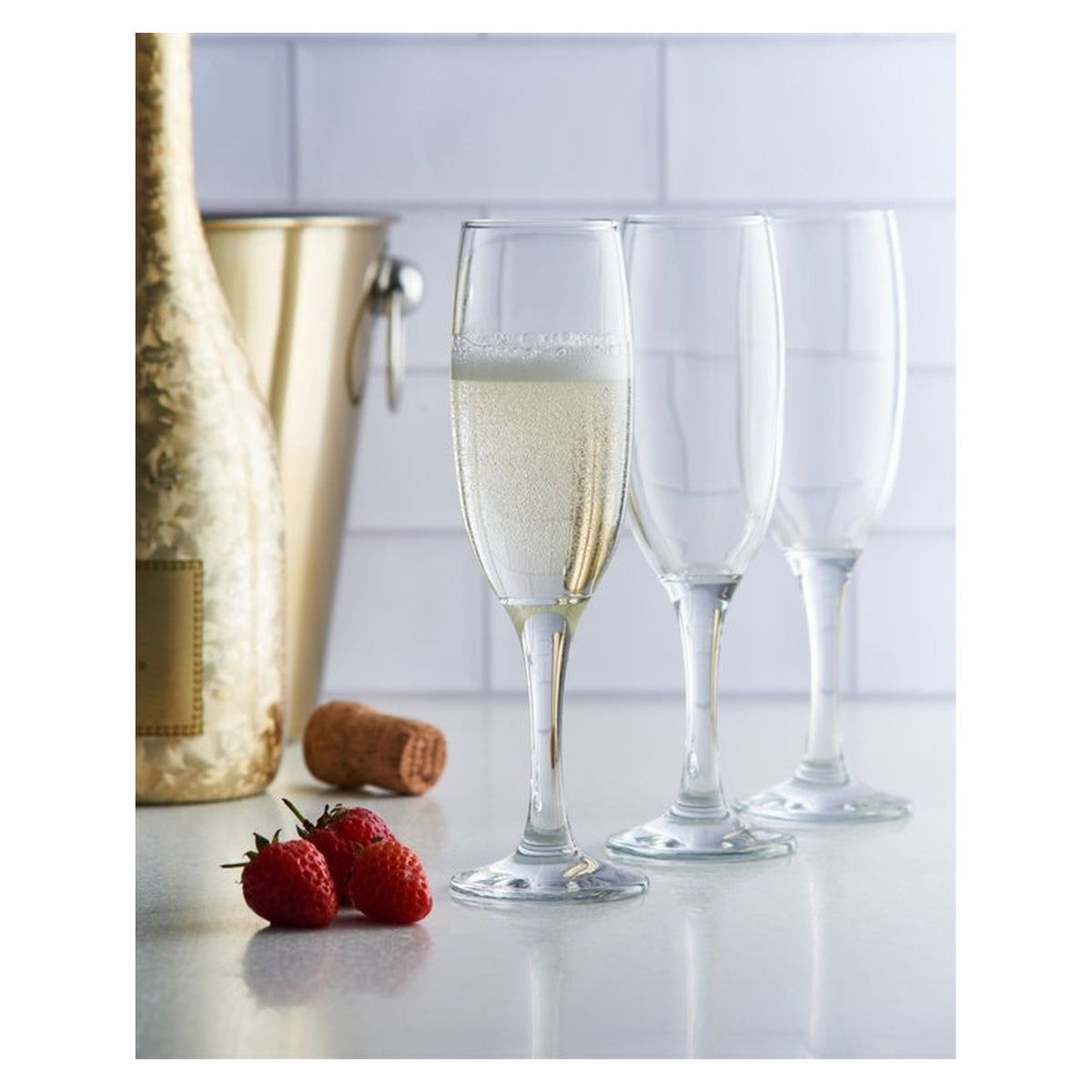 Ravenhead Essentials sleeve of 6 flute glasses