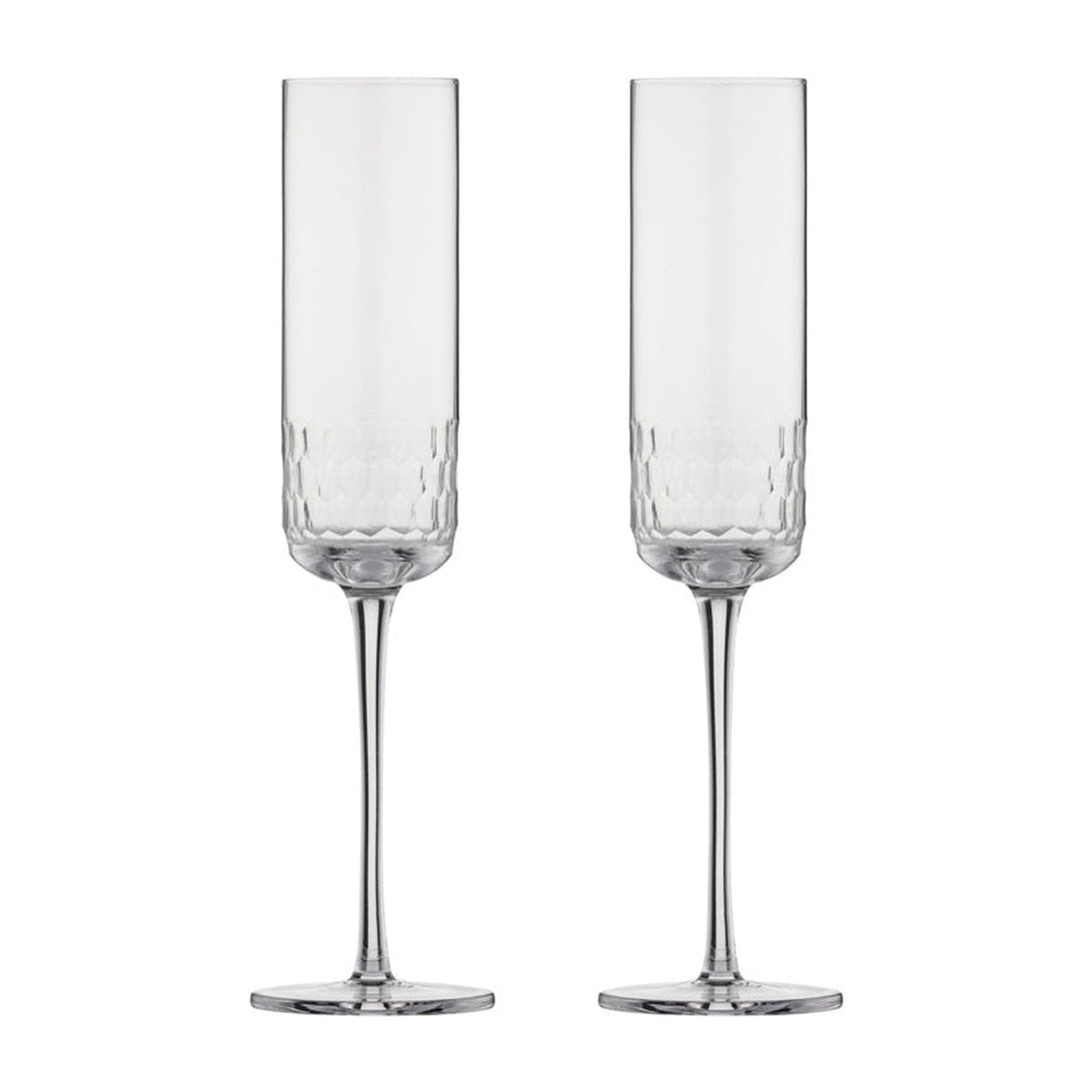 Ravenhead Pisa flute glasses, set of 2