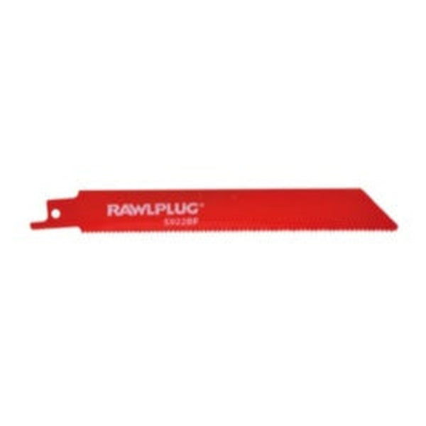 Pack of 5 Rawlplug medium bimetal reciprocating saw blades for metal