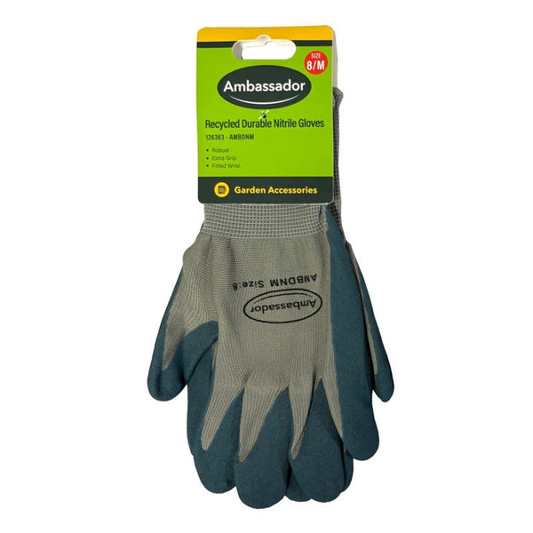 Recycled Durable Nitrile Gloves - 8/M