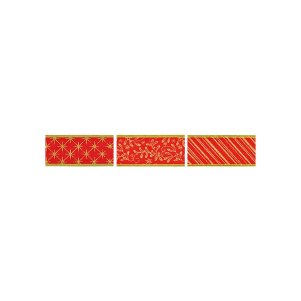 Red Ribbon - 6cm x 2.7m Assorted