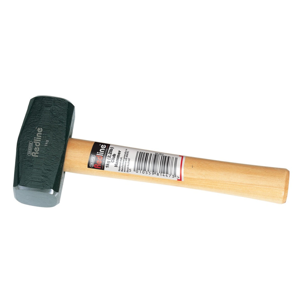 Redline 1kg club hammer with hardwood handle