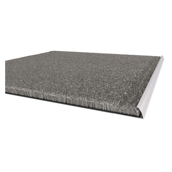 Regency M102 single carpet edge in brushed black, 900mm