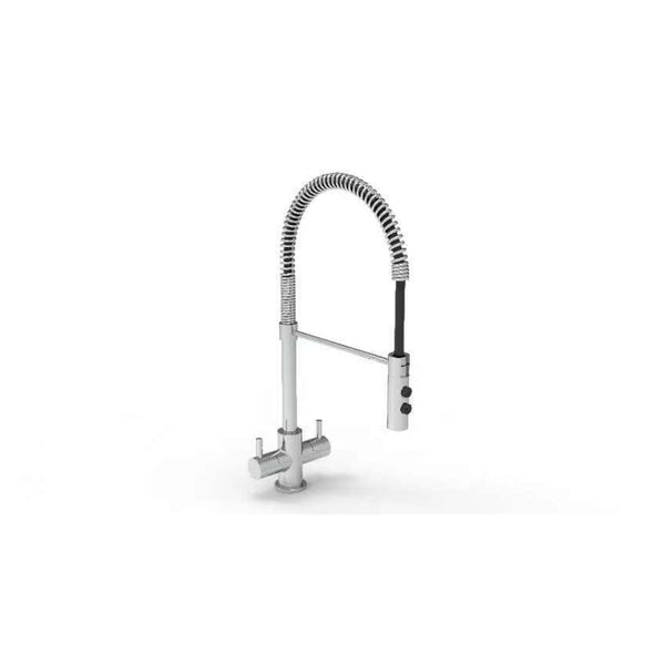 Reginox Titania dual lever chef mixer tap in chrome