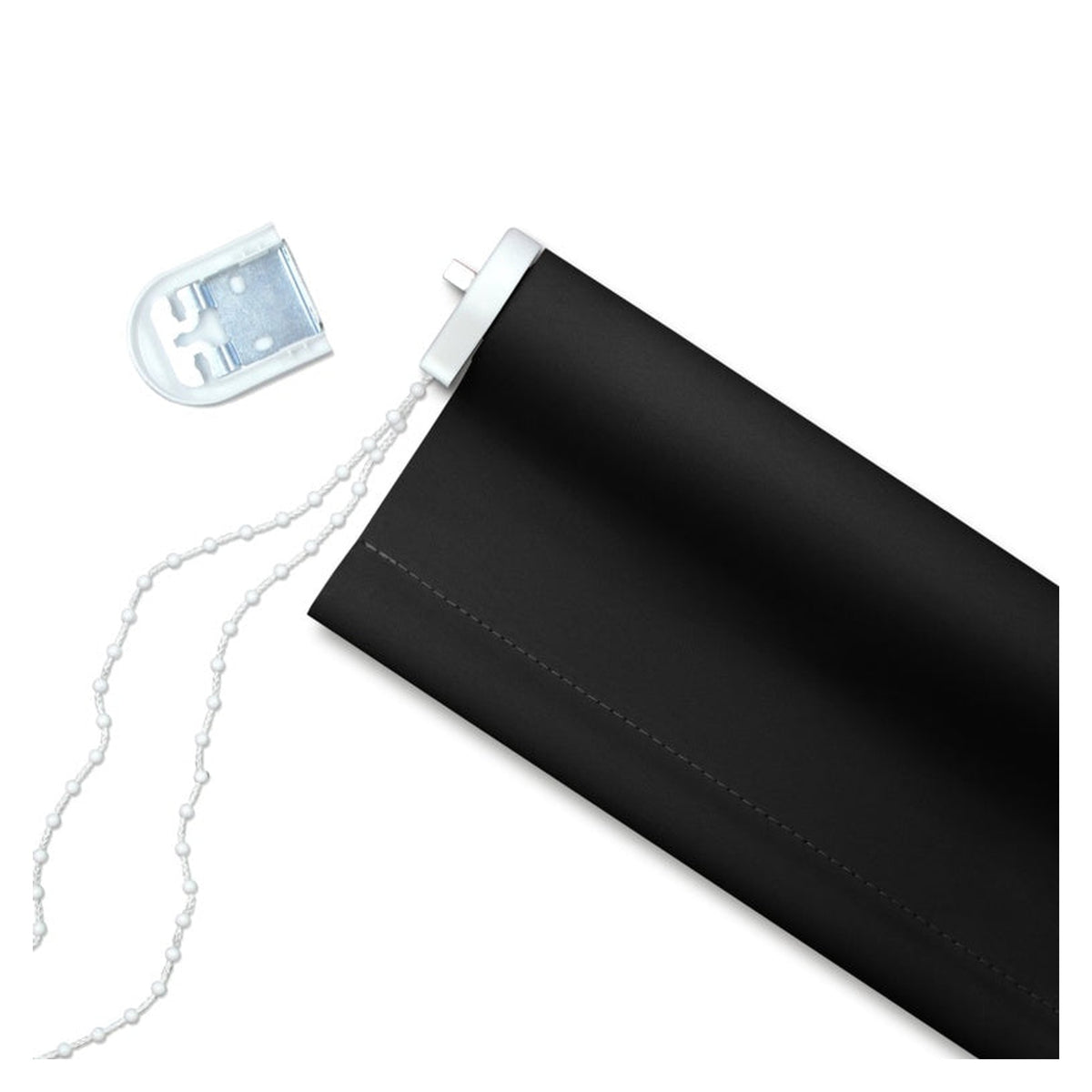 Renaissance black thermal blackout roller blind 60cm