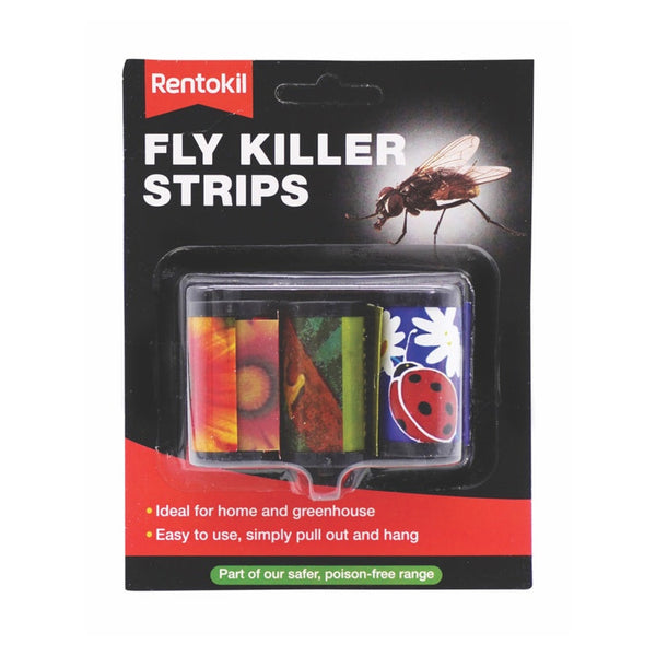 Rentokil fly killer strips, pack of 3