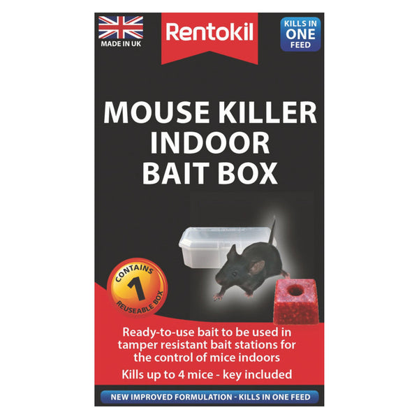 Rentokil mouse killer bait box