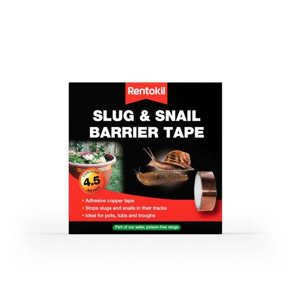 Rentokil Slug & Snail Barrier Tape copper roll for pots and troughs