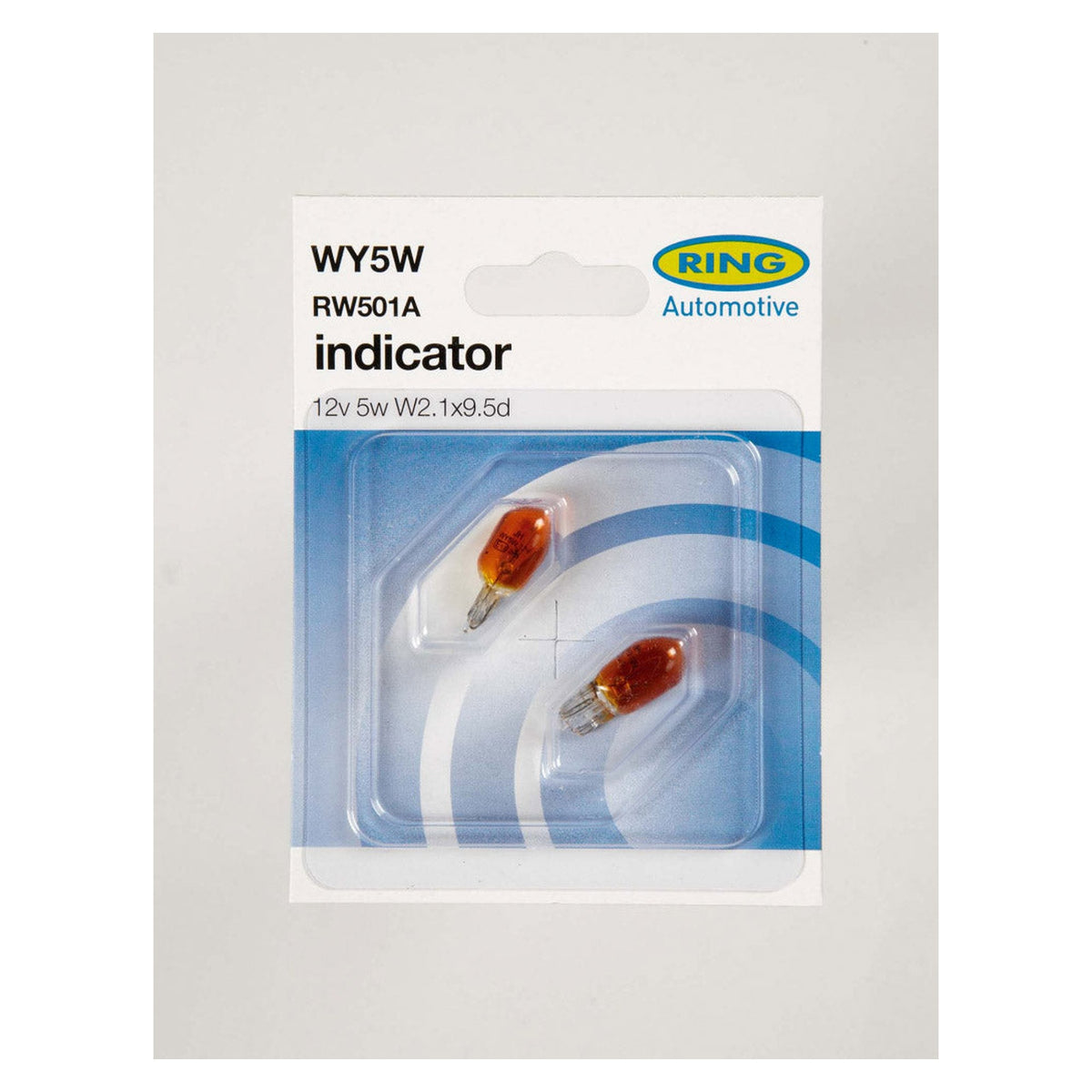 Ring 12V 5W capless side and tail bulbs twin blister